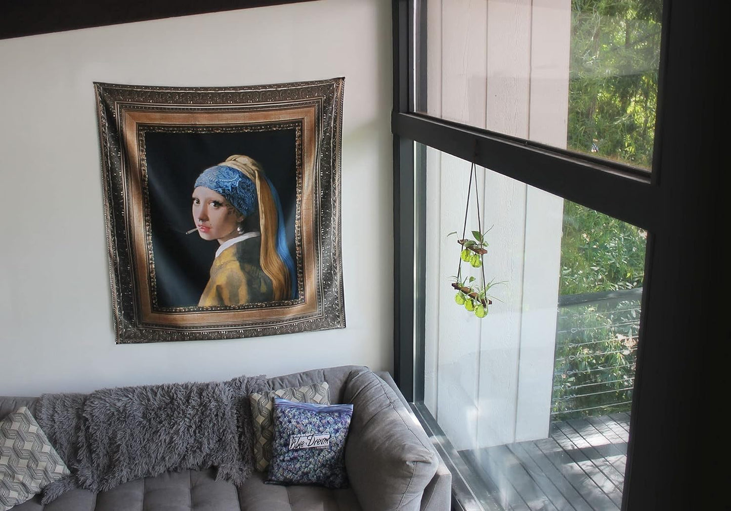 Stoned Cold Classic Weed Tapestries - Girl With a Pearl Earring