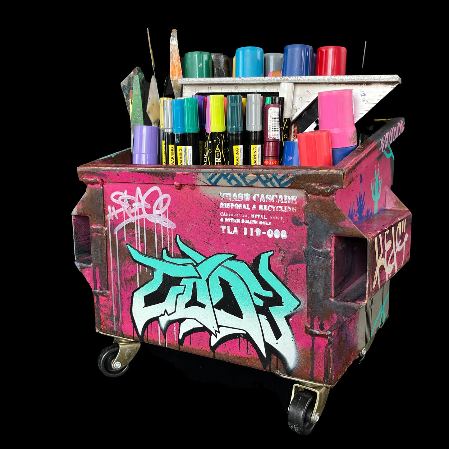 Private Pink Desktop Dumpster