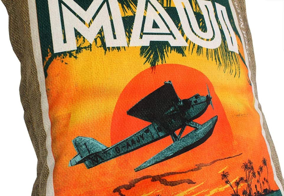 Maui Wowie Burlap Bale Sack of Weed Pillowcase