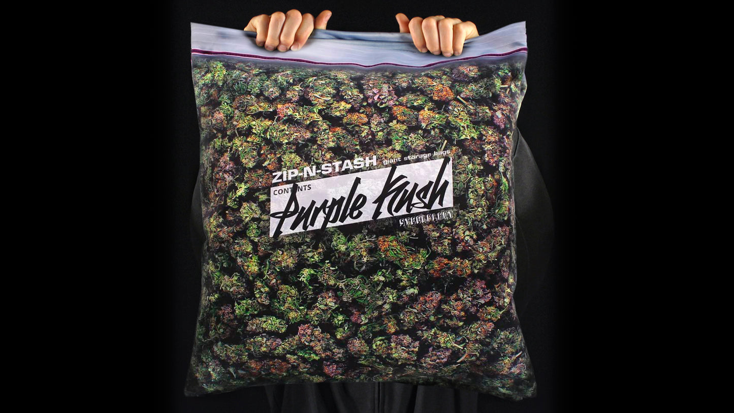 Purple Kush Giant Stash Weed Pillowcase