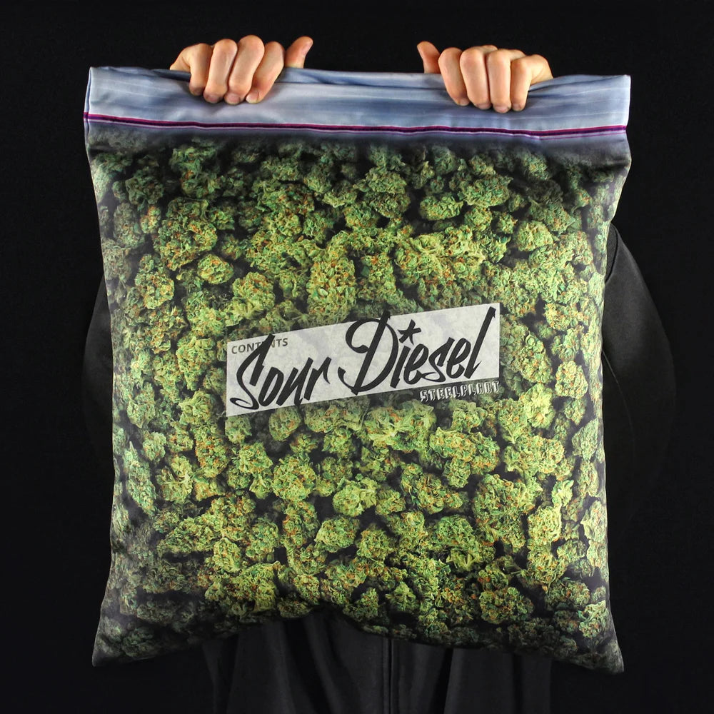 Sour Diesel Giant Stash Weed Pillowcase