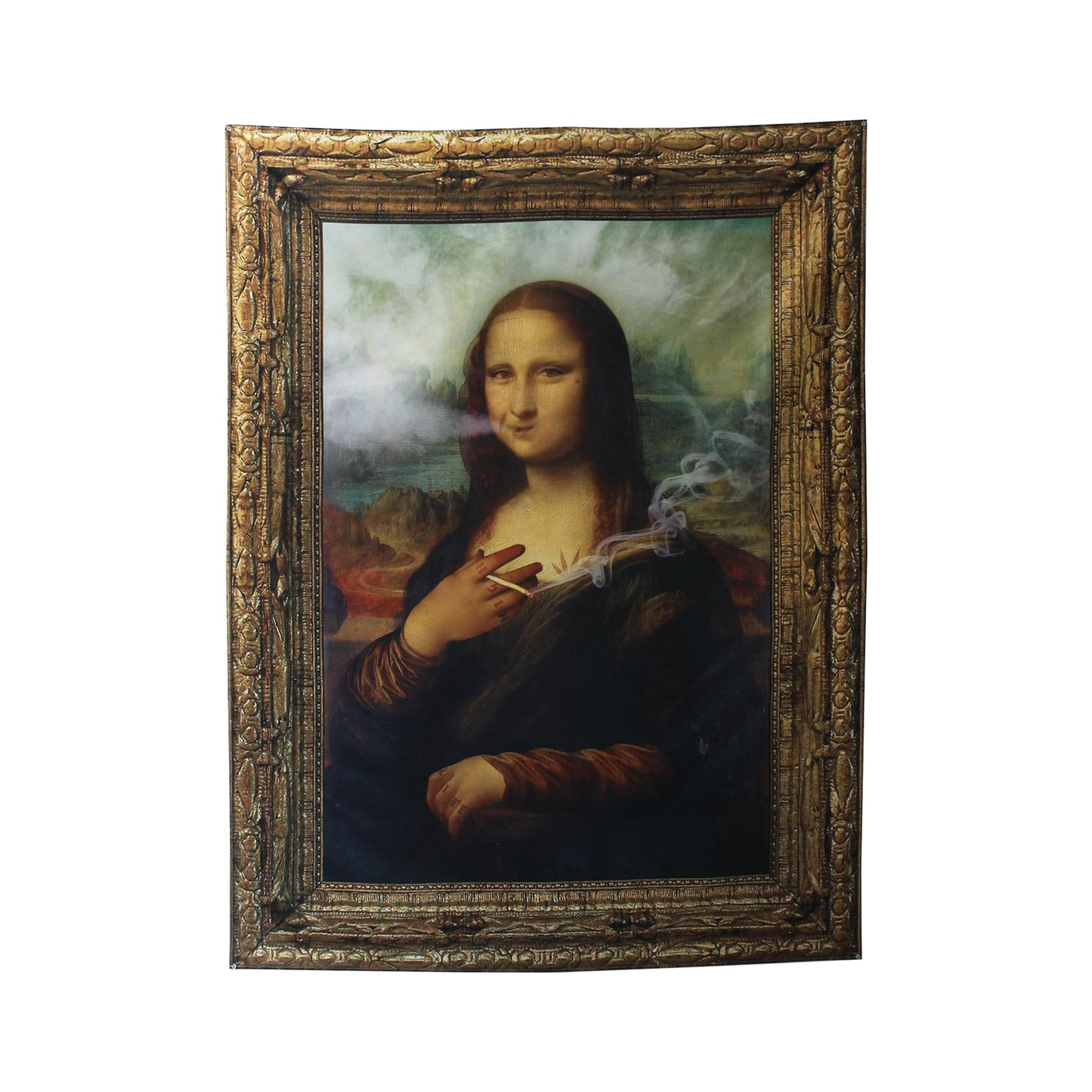 Stoned Cold Classic Weed Tapestries - Mona Lisa